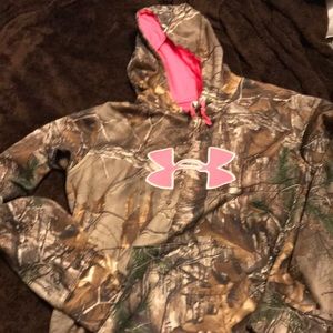 UnderArmour cami n pink hoodie gently used